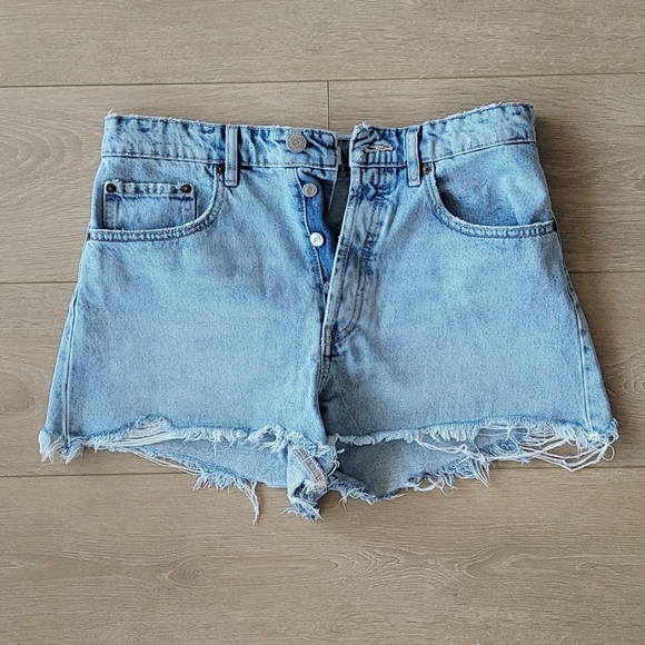 Zara Jean Shorts Size 8 - Picture 1 of 3